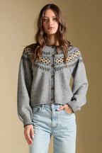 Saltwater Luxe Joss Cardigan In Heather Grey