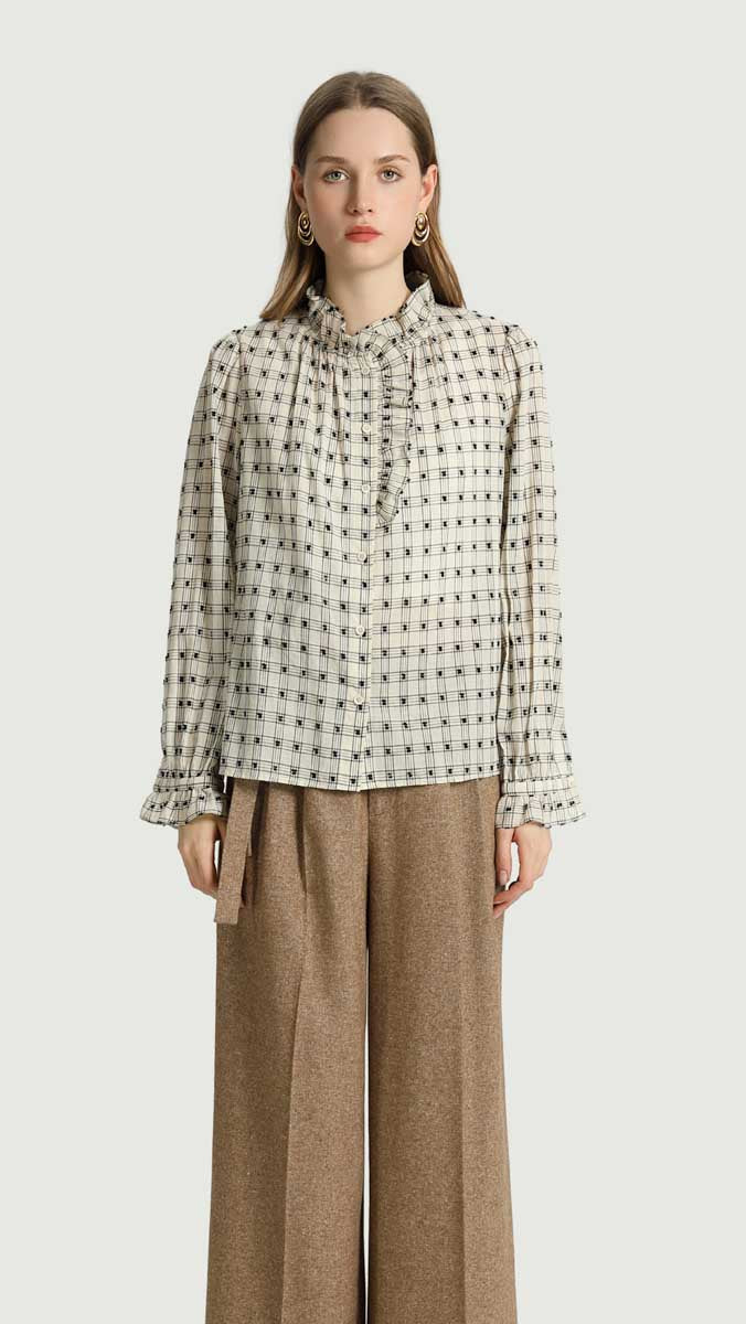 Korner Charlie Shirt In Cream