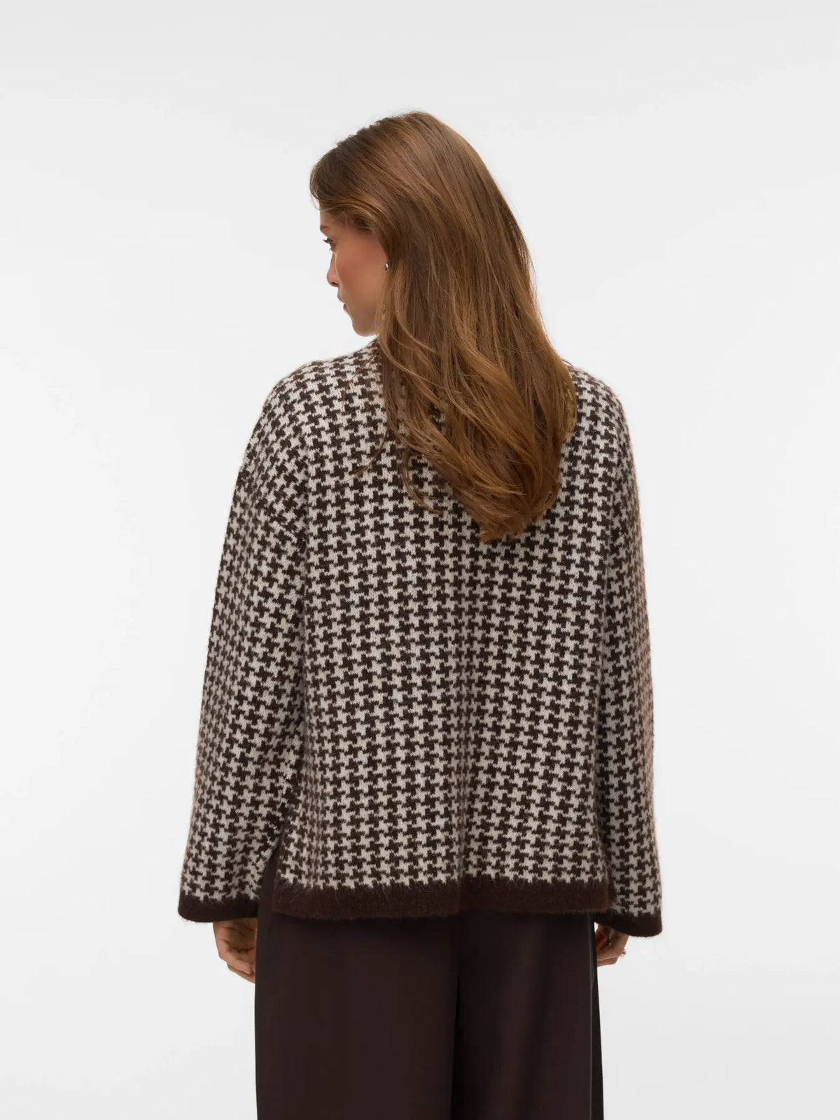 Vero Moda Como Sweater in Chocolate Torte / Birch