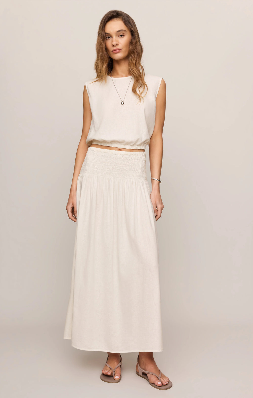 Z Supply Brooke Skirt in White