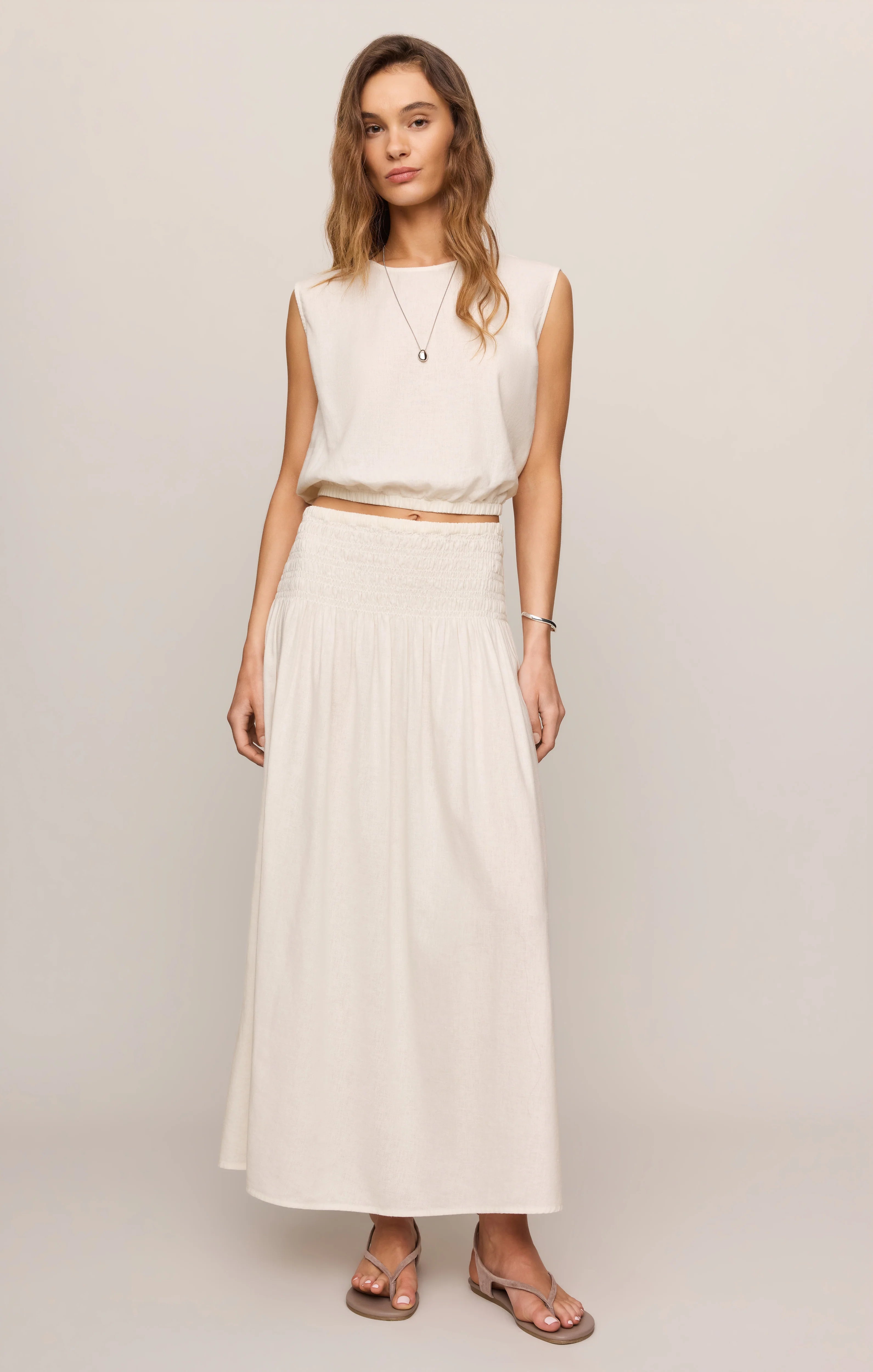 Z Supply Brooke Skirt in White