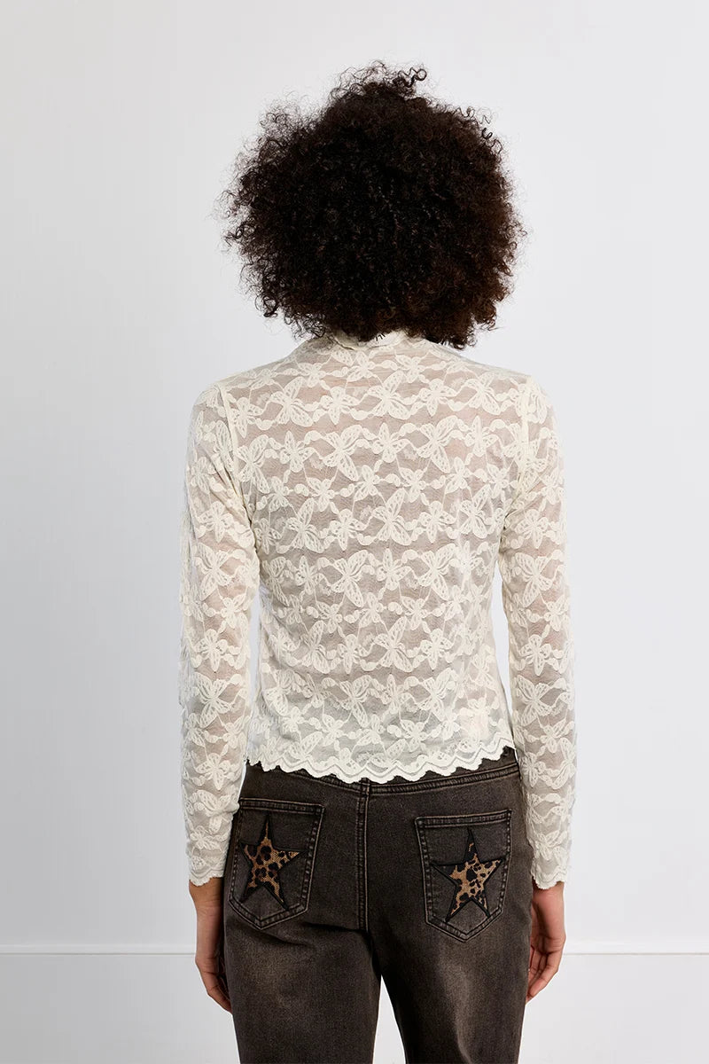Molly Bracken Top In Ecru
