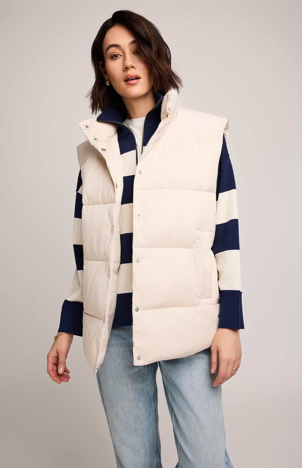Gentle Fawn Nora Vest in Cream