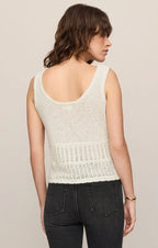 Z Supply Solano Crochet Tank in Cloud