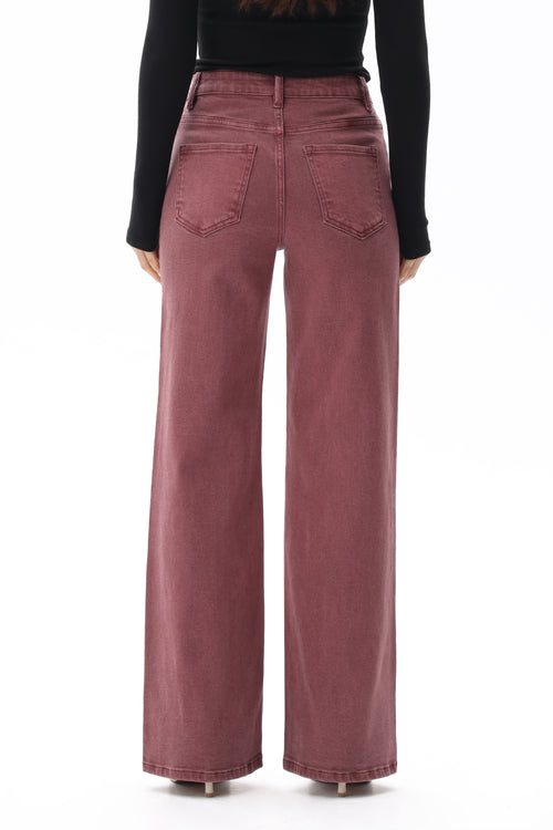 Bayeas New York Super High Rise Slim Wide Leg In Float