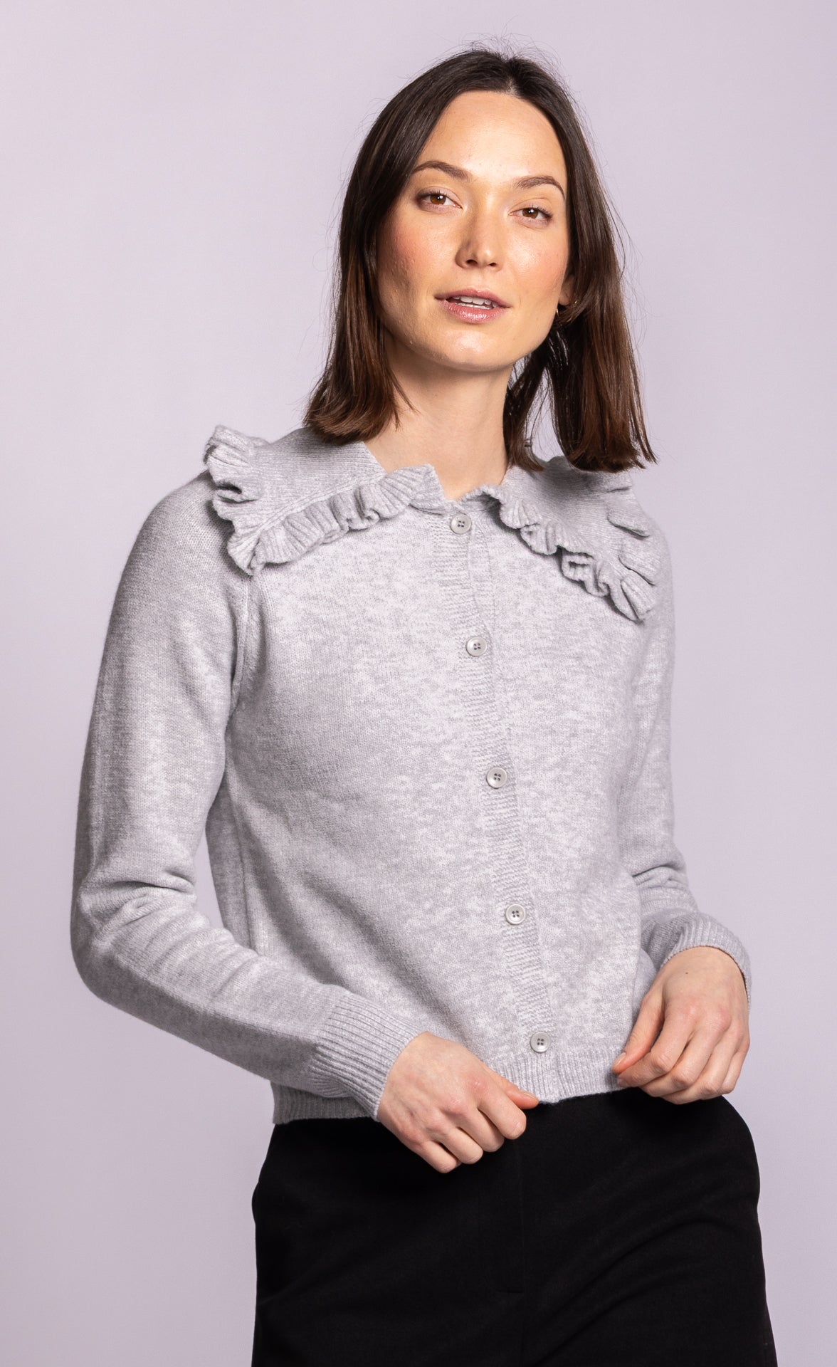 Pink Martini Vivian Cardigan in Grey