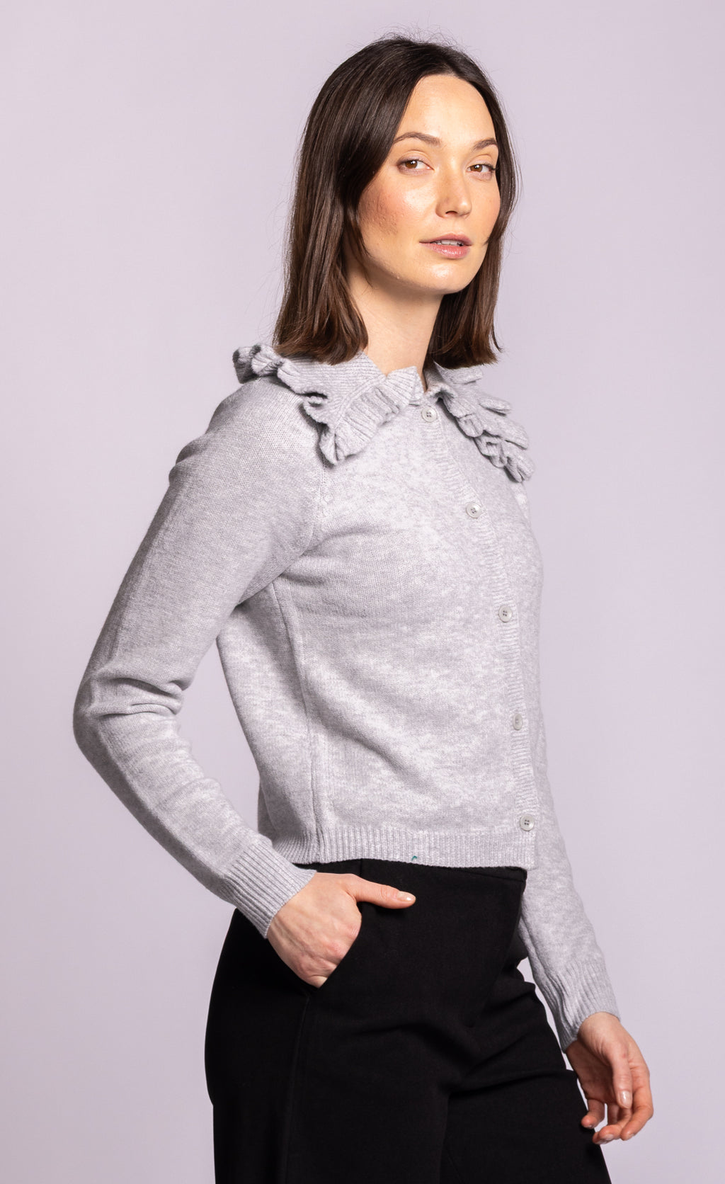 Pink Martini Vivian Cardigan in Grey