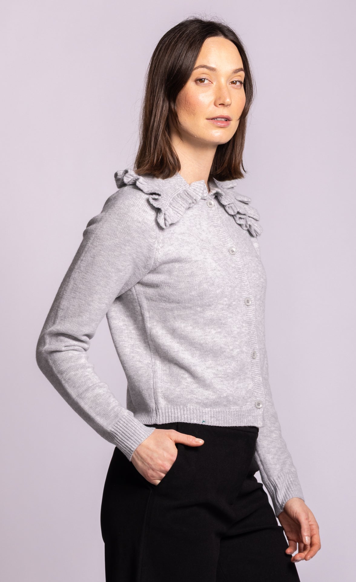 Pink Martini Vivian Cardigan in Grey